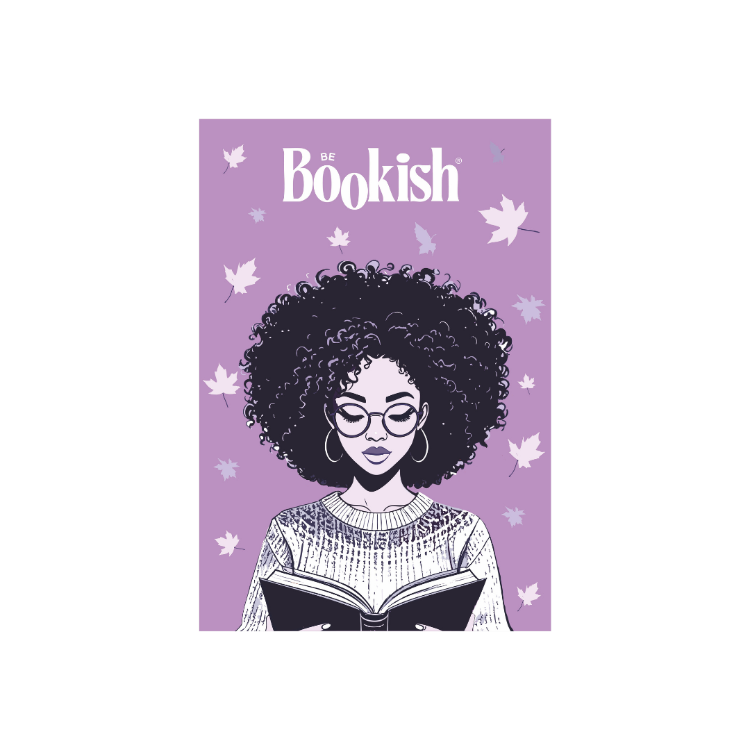 Be Bookish® Autumn Poster mit herbstlichem Design – gemütliche Wall Art für Buchliebhaber und Leseratten.