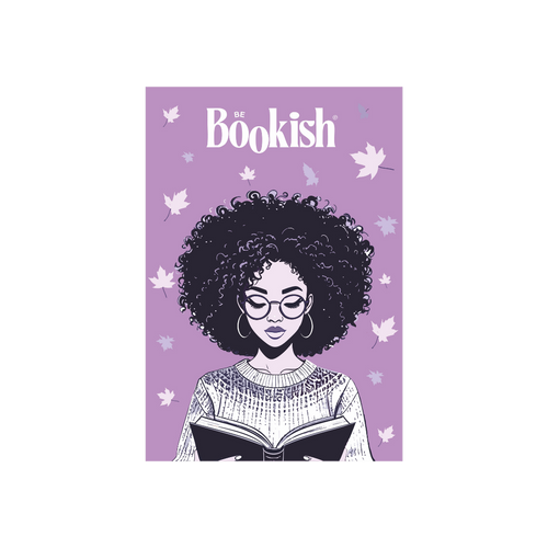 Be Bookish® Autumn Poster mit herbstlichem Design – gemütliche Wall Art für Buchliebhaber und Leseratten.