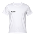 Be Bookish® Basic T-Shirt in Weiß – minimalistisch und fair produziert, ideal für Buchliebhaber.
