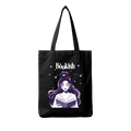 Be Bookish® Tragetasche „Romantasy“ mit literarischem Design – praktische Stofftasche für Bücherfans und Fantasy-Liebhaber.