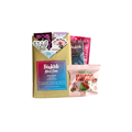 Inhalt der Be Bookish Blind Date Buch Box Mai Edition mit verpacktem Buch, Pin, Snacks, Badezusatz und Lesezeichen
